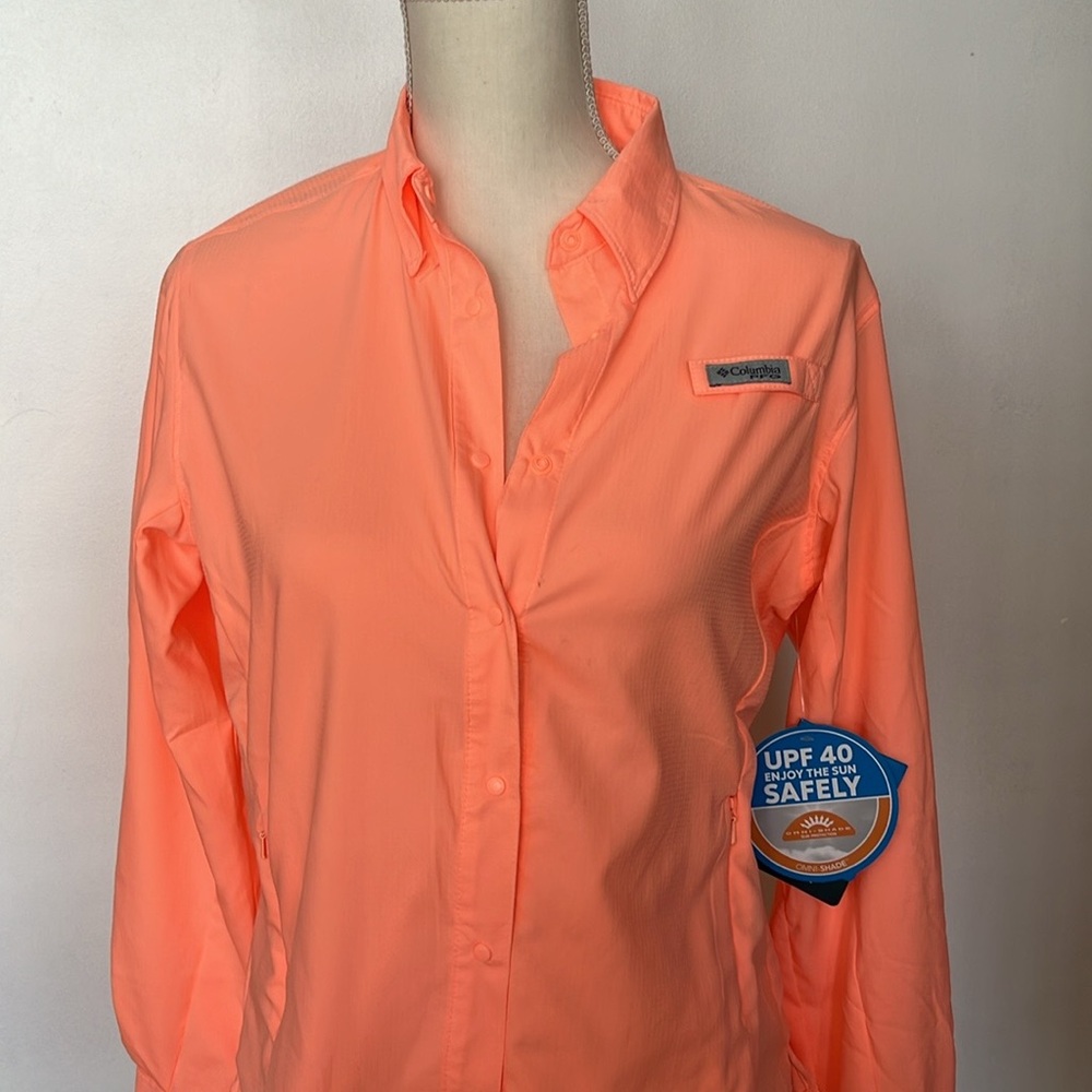 Columbia Women’s PFG Tamiami II Long Sleeve Shirt small nwt - Picture 3 of 16